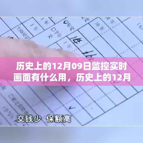 历史上的12月09日监控实时画面揭秘，现代社会的应用与价值探索