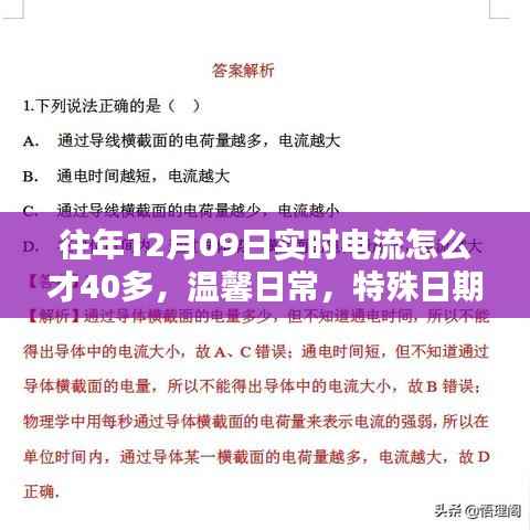 特殊日期下的电流与友情，温馨日常的电流记录与难忘的友情回顾