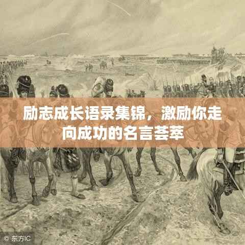 励志成长语录集锦，激励你走向成功的名言荟萃
